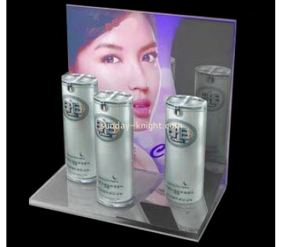 Top qualtiy acrylic makeup mac cosmetic display counter stand MDK-037