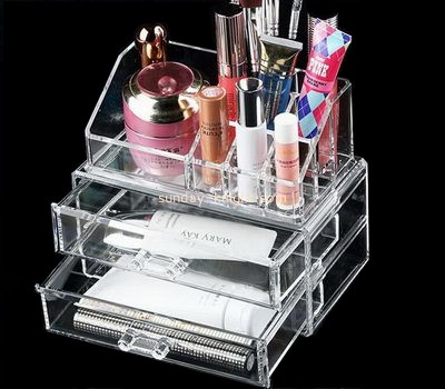 Acrylic makeup display organizer case with drawers MDK-044