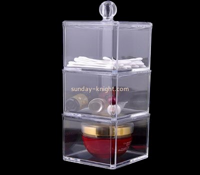 Factory direct sale acrylic makeup organizer acrylic storage box acrylic display case MDK-053