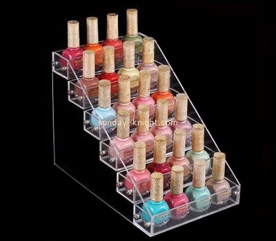 Factory wholesale nail polish organizer acrylic cosmetic organizer  acrylic display stand MDK-055