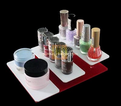Hot selling acrylic makeup display desktop acrylic display stand counter display stand MDK-070