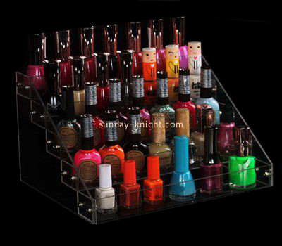 Factory acrylic stands wholesale cosmetic stand display nail polish storage container MDK-101