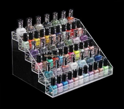 Factory custom plastic displays makeup retail display nail polish display rack MDK-103