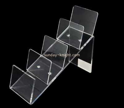 Acrylic display factory customized acrylic wallet riser display stand ODK-139