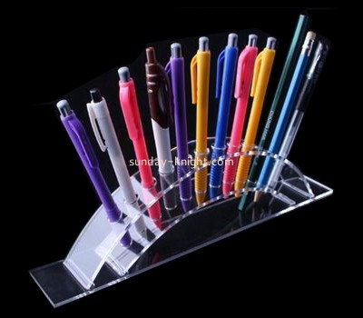 Acrylic products manufacturer customized acrylic stylish pen holder display stand ODK-145