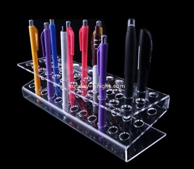 Acrylic items manufacturers customized fountain pen pal pencil holder display stand ODK-147