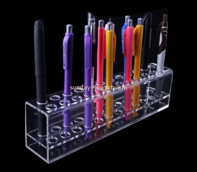 China acrylic manufacturer customized best oblique pen holder display stand ODK-149