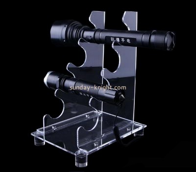 Acrylic products manufacturer customized flashlight stand for display ODK-161