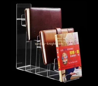 Acrylic display factory customized book holder display stand ODK-166