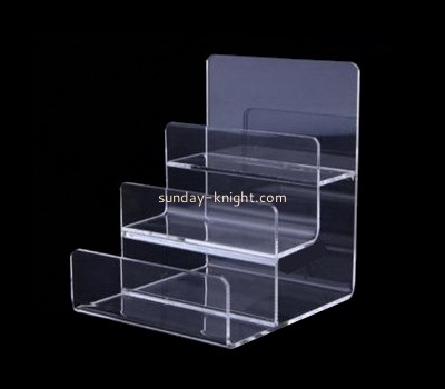 Acrylic plastic supplier customized acrylic riser perspex display stand racks for shops ODK-175