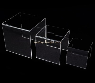 Acrylic manufacturers customized acrylic retail riser display stands store racks ODK-186