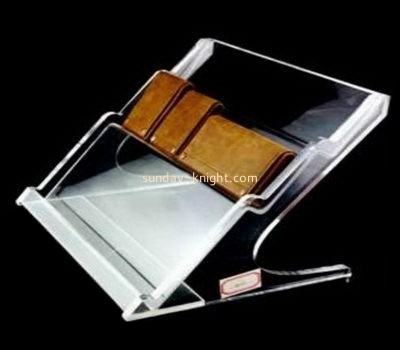 Acrylic display factory customized acrylic wallet display stand holder ODK-185