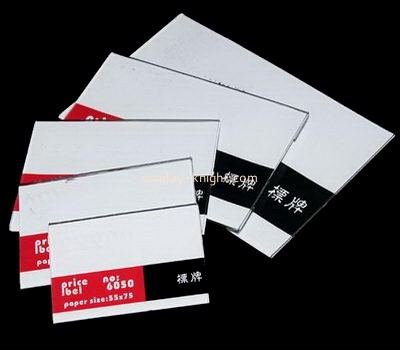 Acrylic display manufacturers customized acrylic price tag holder ODK-196