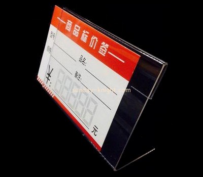 Custom and wholesale acrylic grocery store shelf talkers ODK-320