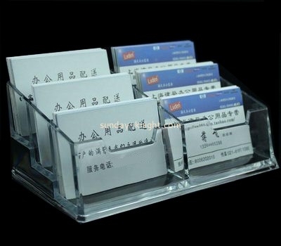 Custom and wholesale acrylic business card holder for desk ODK-328