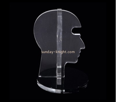 Acrylic face shape sunglass display stand SDK-005