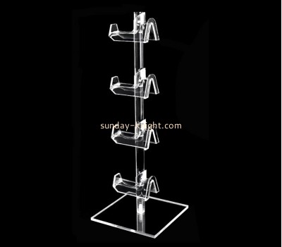 Transparent perspex sunglasses display rack with four holders SDK-017