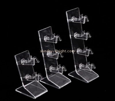 Bespoke tiered acrylic eyeglasses display rack SDK-049