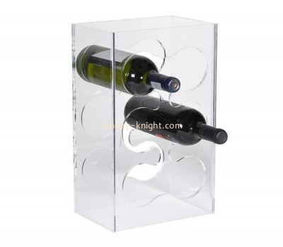 Clear acrylic display stand for wine bottle WDK-013