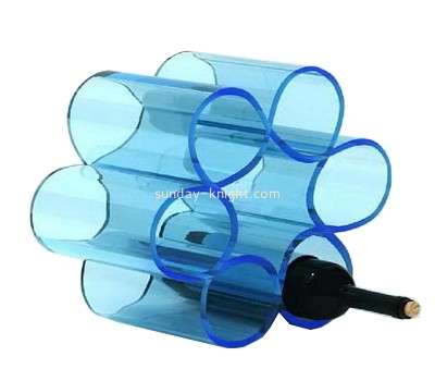 Lucite manufacturer customized acrylic wine and bottle rack WDK-056