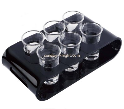 Plexiglass supplier customize acrylic shotglass holder WDK-161