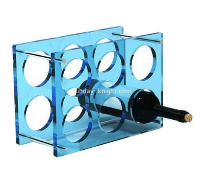 Acrylic factory customize acrylic wine bottle holder rack WDK-191
