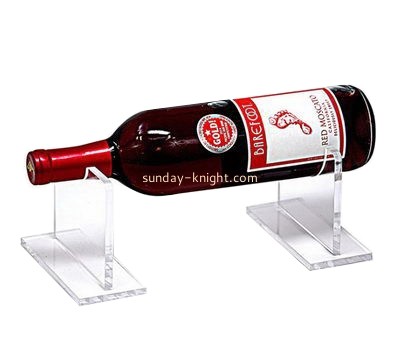 Acrylic manufacturer custom plexiglass wine bottle holder rack WDK-197