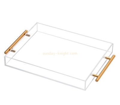 Lucite supplier custom acrylic serving tray plexiglass bar serving tray STK-167