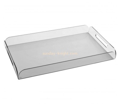 Acrylic supplier custom plexiglass serving tray lucite coffee serving tray STK-209