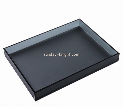 Acrylic factory custom plexiglass organiser tray perspex desktop tray STK-226