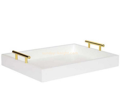 Plexiglass supplier custom acrylic coffee serving tray perspex tea serving tray STK-238