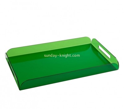Acrylic factory custom plexiglass coffee tray lucite KTV serving tray STK-239