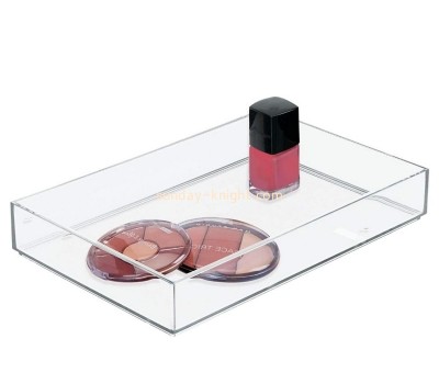 Custom acrylic cosmetic orgnaizer tray plexiglass skincare products organizer tray STK-261