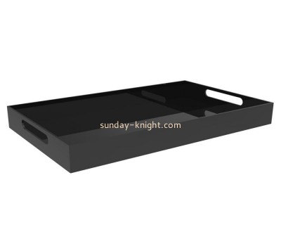 Custom acrylic coffee serving tray plexiglass breakfast serving tray STK-259