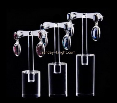 Customized acrylic merchandise display earring trees organizers beauty display stands JDK-102