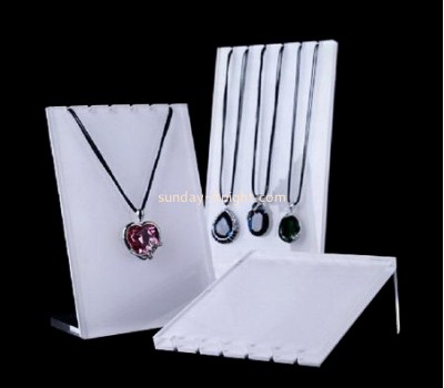 Custom acrylic modern display stands necklace holder stand acrylic necklace display JDK-108