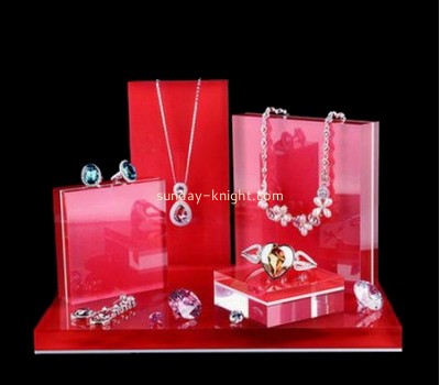 Customized acrylic jewelry holder stand jewelry frame display jewelry display JDK-130