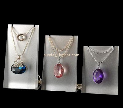 Wholesale jewelry holders cheap necklace display plexiglass holders JDK-132
