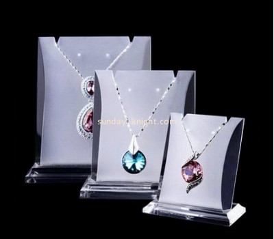 Custom design acrylic necklace stand jewellery display stands acrylic table display stands JDK-155