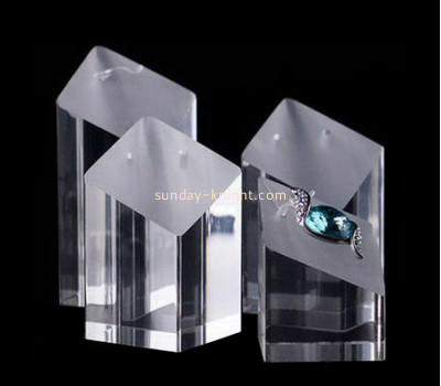 Custom clear plastic display stands ring and earring holder clear display stands JDK-174