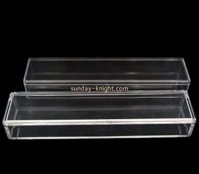 Custom acrylic tabletop display stands clear necklace display bracelet display box JDK-204