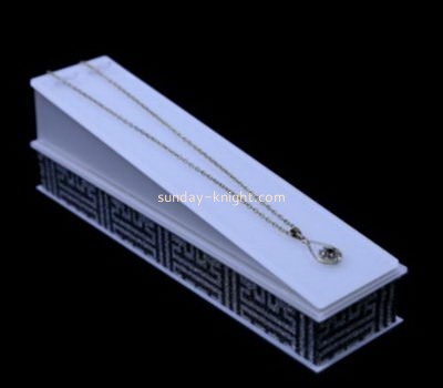 Custom acrylic jewelry stand display acrylic necklace holder acrylic jewelry display JDK-235