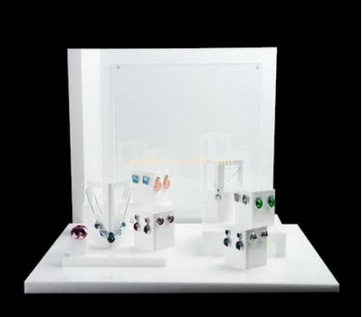 Custom acrylic product display stands jewelry table display earring and necklace holder JDK-249
