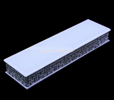 Customized acrylic perspex display shelves jewellery display stands wholesale jewelry display for necklaces JDK-246