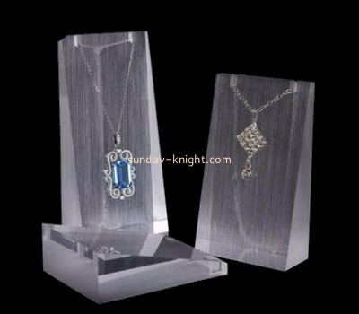 Custom display acrylic stand long necklace display cheap jewelry display stands JDK-253