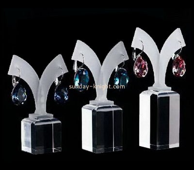 Custom acrylic earring jewelry counter display stands JDK-266