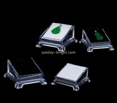 Custom small acrylic necklace jewelry holder display stands JDK-277