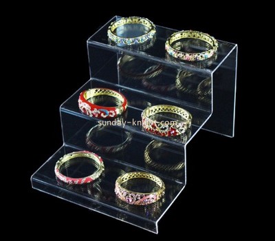 OEM supplier customized acrylic bangle display riser lucite jewelry display stand JDK-705
