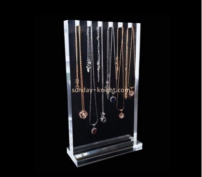OEM supplier customized plexiglass necklace display stand perspex jewellery display rack JDK-704
