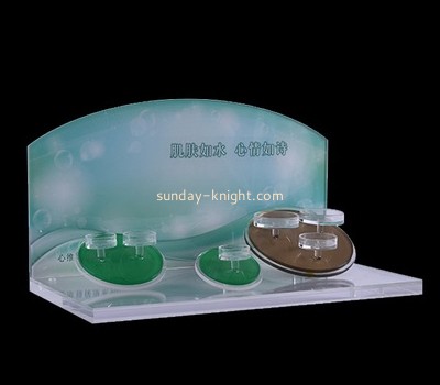 OEM cosmetic display riser skin care display stand MDK-446